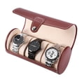 thumbnail image 3 of Rollos De Reloj, 3 Rejillas, Cilindro, Soporte Para Rollo De Reloj, Caja De Exposición De RelOJ De Pulsera, Caja De Almacenamiento De Joyería Negro, Caja De Regalo, 3 of 7