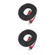 thumbnail image 2 of sweethay Cable Ethernet de 0,5 m/1m/2m/3m/5m/8m/10m/15m/20m 1000Mbps Cat6 RJ45, Cable plano de red LAN, Cable de parche delgado Ethernet Type1 NO1, 2 of 5