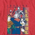 thumbnail image 2 of Boys Justice League Crewneck T-Shirt with Batman, The Flash and Superman - Little and Big Boys Sizes, 2 of 4