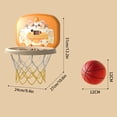thumbnail image 3 of Basketball Hoop Shooting Game For Children, Indoor Wall Mounted, No Drill, Baby Basketball, 3 of 8