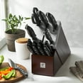 thumbnail image 5 of ZWILLING TWIN Signature 15-pc Self-Sharpening Knife Block Set - Brown, 5 of 7