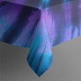 thumbnail image 4 of Blue Purple Tie Dye Mandala Pattern Rectangle Tablecloth 60"x102",Waterproof Polyester Rectangle Table Cloth, Wipeable Spillproof Polyester Tablecloth for Dining, Camping, Indoor and Outdoor, 4 of 6