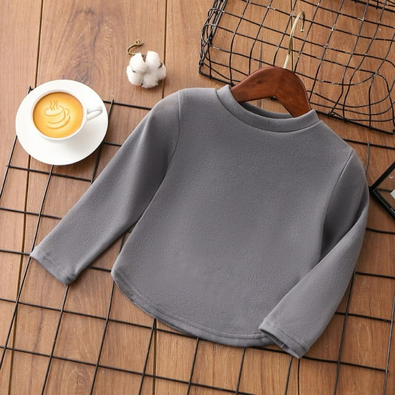 Children's Undershirt New Boys Handsome Crew Neck Shirt Long Sleeve T Shirt Toddler Boy 4t Top for Boys Age 9 24 Month Tops Boys Boys Tees 5t Boy Size 16 Shirts Its A Boy Cake Top Boys Dress