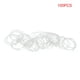 thumbnail image 4 of 100 UDS. Pendientes Circulares de Acero Elegantes Anillos de Aro Para Copa de vino Accesorios de Joyería Para Festivales, 4 of 7