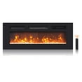 thumbnail image 2 of FITUEYES 36" Electric Fireplace Recessed & Wall Mounted, 1500W Fireplace Heater and Linear with 12 Adjustable Flame Colors/8H Timer/ Remote Control, 2 of 6