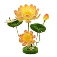 thumbnail image 2 of Lotus table lamp night light handmade DIY material package, 2 of 10