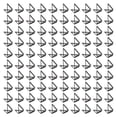 thumbnail image 2 of 100 clips triangulares de metal duradero, resistentes al óxido y con diseño triangular, ideales para notas, documentos y papeles., 2 of 14