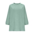 thumbnail image 6 of Besolor 3/4 Sleeve Tops for Women Summer Casual Loose Crewneck Shirts Lightweight Thin Breathable Loungewear Tees Top, 6 of 7