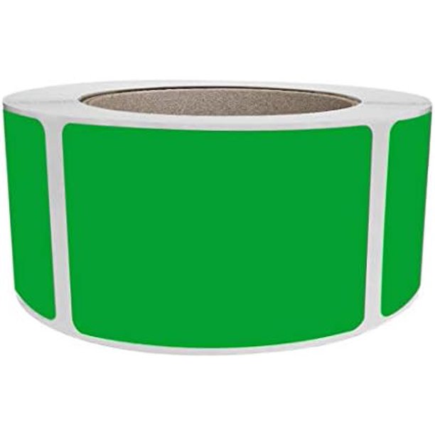 Royal Green Name Tag ID Stickers 3X2 Inch (76Mm X 51Mm) WriteOn Labels