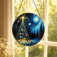 thumbnail image 6 of Fmbmuo Christmas Round Window Hanging , Durable Vintage Suncatcher Decor , For Xmas Tree Wreath Window Holiday Decor, 6 of 7