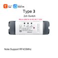 thumbnail image 1 of Tuya Smart WIFI 2CH Switch Module For Lights Garage Door Gate,DC 5V 12V 24V 32V,2 Channel Button RF 433Mhz Remote Control Relay ,Easy to Use, 1 of 7