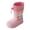 N100 Pink, variant on Kids Rain Boots Adjustable Mid Calf Cartoon Rabbit Appliques Waterproof Lightweight Non- Girls Rain Boots Size 3-3.5 Years Pink