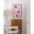 thumbnail image 5 of HAUS AND HUES Smiley Face Poster - Preppy Wall Art Pink Posters For Room Aesthetic Posters for Teen Girls Preppy Paintings Wall Posters Aesthetic Posters For Room Wall Art Pink (Framed Black 24”x36”), 5 of 6