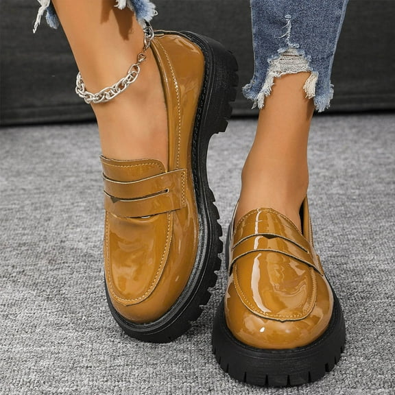 Bnwani Low Heel Boots Women Toe Ankle Fleece Comfortable Casual Boot Brown Size 9.5