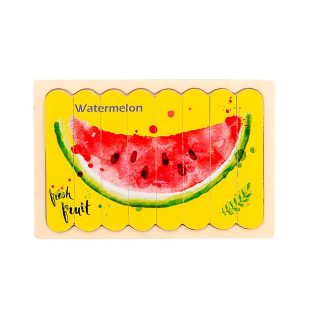 Rompecabezas de palo de madera Liquidación navideña 0.1 Regalos de invierno Niños pequeños Regalos de frutas para niños Tráfico Regalos de Navidad Dinosaurio Liquidación navideña Rompecabezas de