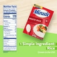 thumbnail image 4 of Minute Instant White Rice, Light and Fluffy, Gluten Free, 14 oz, 4 of 13