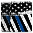 thumbnail image 2 of DesignSkinz Grunge Patriotic American Flag with Thin Blue Line Full-Body Skin Decal Wrap Cover for iPad Air 2 (A1566/A1567), 2 of 4