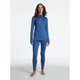 thumbnail image 2 of ClimateRight by Cuddl Duds Women's Warm Plush Warmth Mock Neck Base Layer Thermal Top, Sizes XS to 4X, 2 of 5