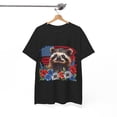 thumbnail image 3 of Sloth Shirt, Sloth Flower With American Flag Shirt, American ID-0608-V2BG, 3 of 8