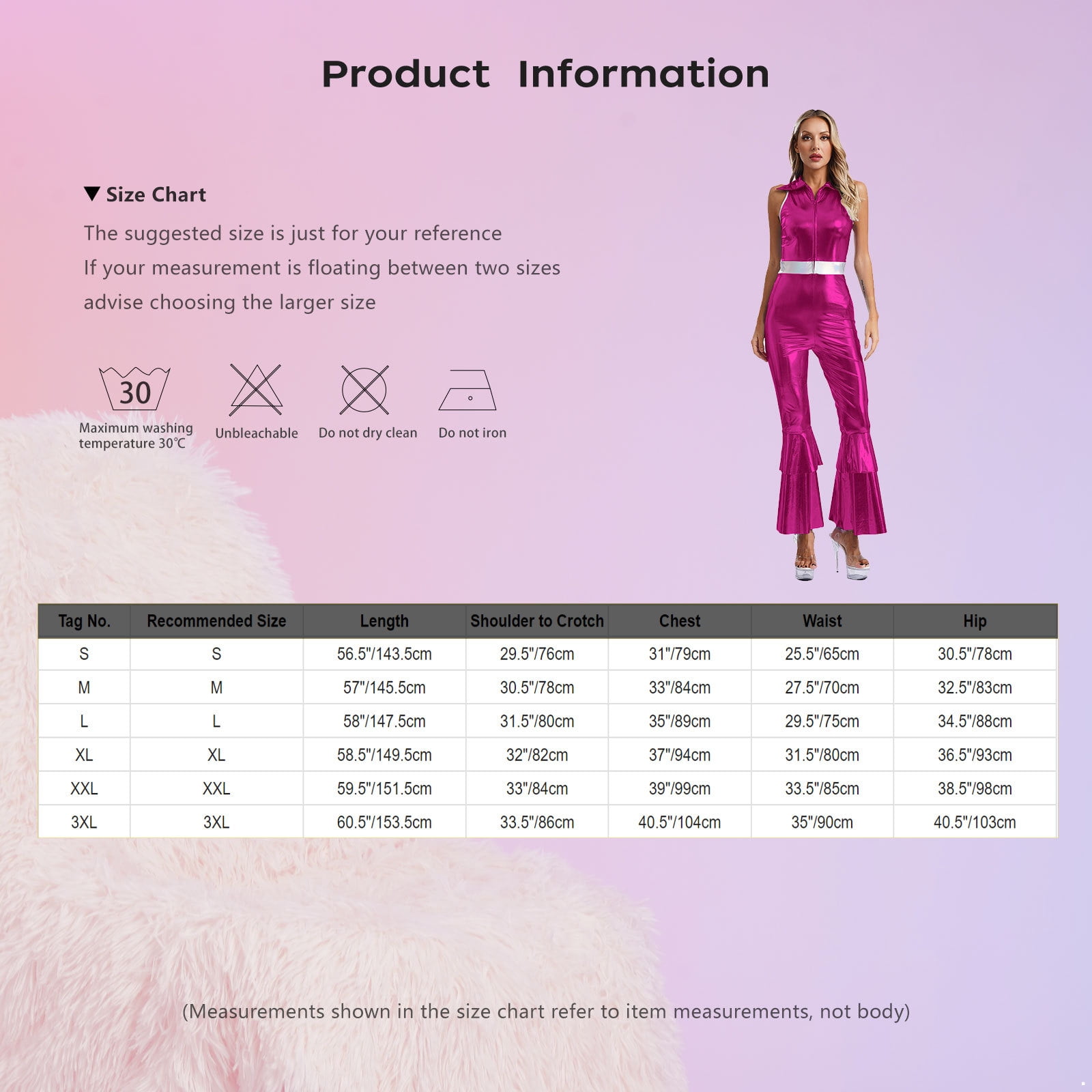 Eandarui Womens 70s Disco Outfits Holographic Shiny Metallic Sleeveless Jumpsuits for Party Club Blue L