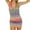 Hot Pink, variant on IROINNID Women's V-Neck Sheath Dress Fashion Multicolor Halter Sleeveless Bandage Crocheted Dress Short Dress