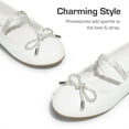 thumbnail image 3 of DREAM PAIRS Girls Dress Shoes Slip-on Flower Girl Ballet Flats for Party, Wedding, Performance, Prom, Graduation, 3 of 6
