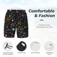 thumbnail image 5 of Daiia I love you Mom Mens Swim Trunks Swim Shorts Quick Dry Swim Shorts with Mesh Lining Pockets-XX-Large, 5 of 9
