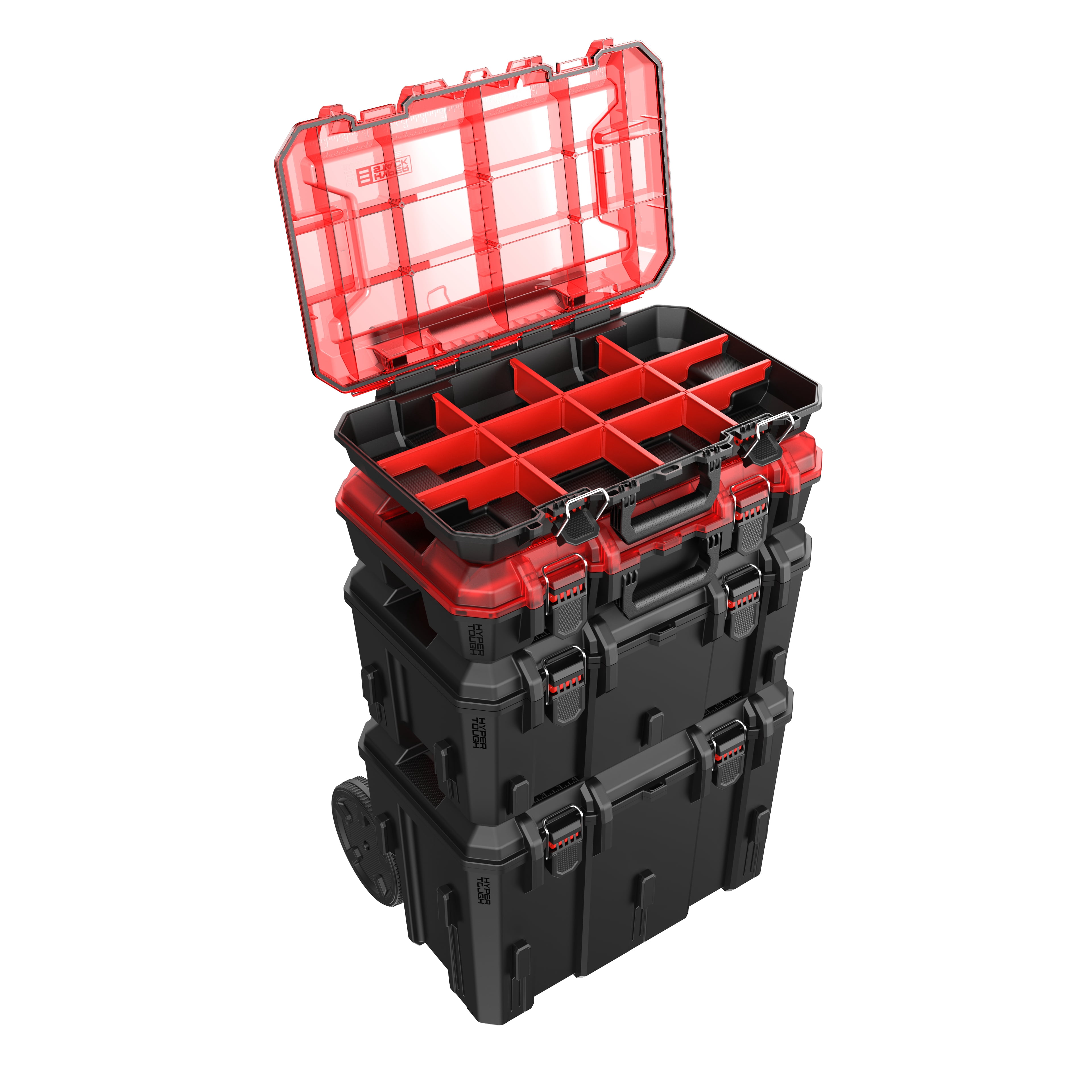 Hyper Tough Hyper Stack Shallow Full-Size Organizer with Dividers
