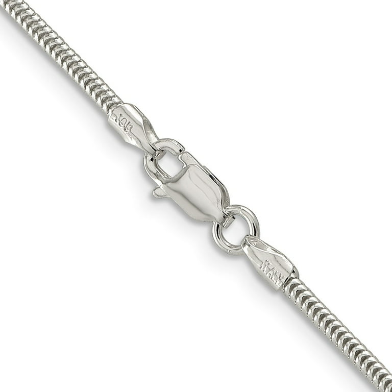 Classic Silver Necklace, 28