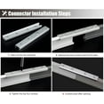 thumbnail image 5 of GXCZ Curtain Rods For Windows Curtain Double Track Ceiling Mounted, White Curtain Rod Guide, 1 M To 8 M Long, For Hospitals, Offices And Hotels(300cm/9.8ft), 5 of 7