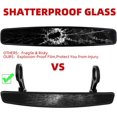 thumbnail image 4 of Wide Rear View Race Mirror Convex Mirror with Clamp Compatible for ATV UTV Polaris RZR XP S, 4 of 7