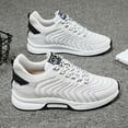 thumbnail image 6 of Men's Elevator Sneakers 2.36 Inch Invisible Height Increasing Lace up Fashion Sneakers, 6 of 13