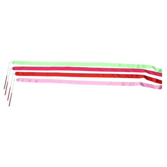 Worgeous Gymnastics Dance Ribbons Gymnastics Ribbon Satin 8Pcs for Training Equipment