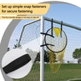 thumbnail image 5 of 2 Pieces Easy to Attach and Detach Soccer Target Net Training, Portable Football Target Net for Corner Shooting Accuracy Practice, Fits Most Standard Goals with Adjustable Long Straps, 5 of 7