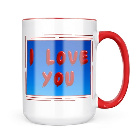 

Neonblond I Love You Red Balloon Mug gift for Coffee Tea lovers