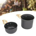 thumbnail image 1 of Camping Pots, Camping Cookware Kit Non Stick Non Slip Easy To Clean Aluminum Alloy  for 1-2 People, 1 of 7