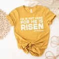 thumbnail image 2 of HE IS NOT HERE FOR HE IS RISEN MATTHEW 28 6 Graphic Plus Short sleeve T-Shirt, 2 of 7