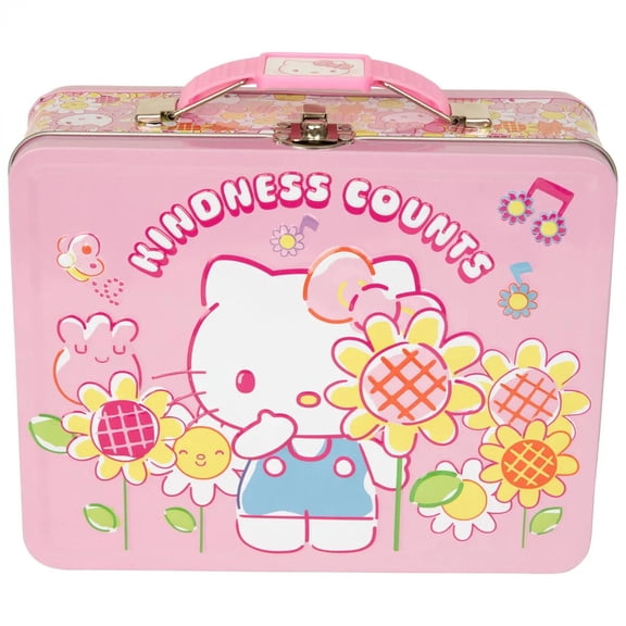 Tin Box Company Hello Kitty Pastel Kindness Tin Reusable Lunch Box
