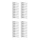 thumbnail image 4 of Qarigey 20 pinzas para el cabello con , pasadores de Metal en blanco, accesorios para el cabello para mujeres, accesorios de herramientas de Type3 NO3, 4 of 6