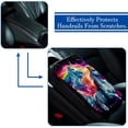 thumbnail image 5 of Unicorn Furry Printed Soft Comfortable Car Armrest Cover Pad - 12.5x8.2 Inch Armrest Accessory Accessories, 5 of 6