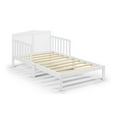thumbnail image 3 of Olive & Opie Birdie Contemporary Wood Toddler Bed in White Finish, 3 of 6
