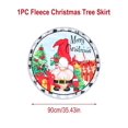 thumbnail image 1 of Falda de árbol de Navidad, adornos de Feliz Navidad 2023, cubierta inferior de árbol de Navidad, adornos de fiesta, Feliz Año Nuevo 2024, 1 of 4