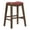 Red, variant on Homelegance 29" Pub Height Wooden Bar Stool Saddle Seat Barstool, Brown