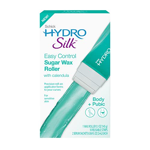 Schick Hydro Silk Sugar Wax Roller for Body + Pubic Roll On Wax Kit