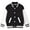 Black, variant on ZZwxWA Kids Baseball Jacket Boys Girls Varsity Jacket Casual Lightweight Cardigan School Coat Outwear