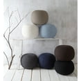 thumbnail image 4 of Urban Shop Round Solid Knit Polyester Pouf, Blue, 4 of 5
