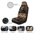 thumbnail image 6 of Yuyamidu Bear Car Seat Covers Full Set of 2 Southwest Aztec Vehicle Front Seats Covers Stretchy Washable Car Accessories Bucket Seat Cover, 6 of 7