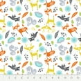 thumbnail image 5 of Create It 18"x21" 100% Cotton Animals Precut Sewing & Craft Fabric, White 1 Piece, 5 of 7