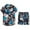 Navy, variant on Edvintorg Hot Hawaiian Set Mens Printing Set Short Sleeve Summer Casual Floral Shirt Beach Two Piece Short Sets 2025 New Fashion Men Sets M-3Xl