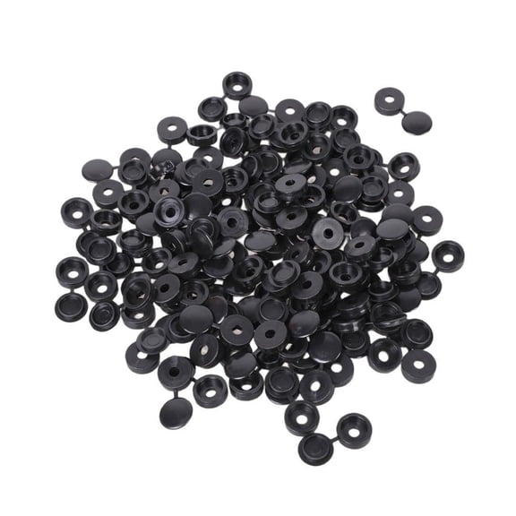 100Pcs Nails Screw Caps Hinged Screws Cover Cap Fold Snapping Covers Enduring